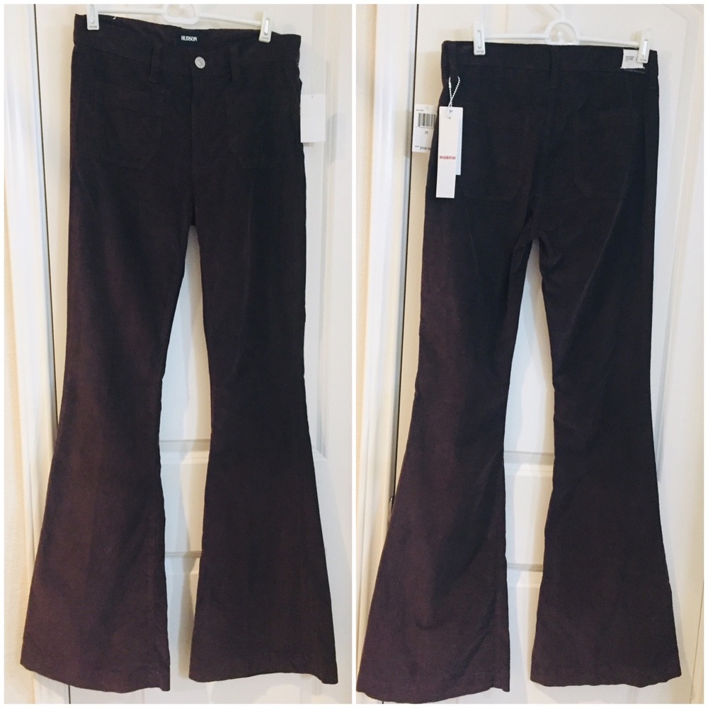 NWT Hudson FLAW High Waist Taylor Flare Cords - Picture 2 of 9